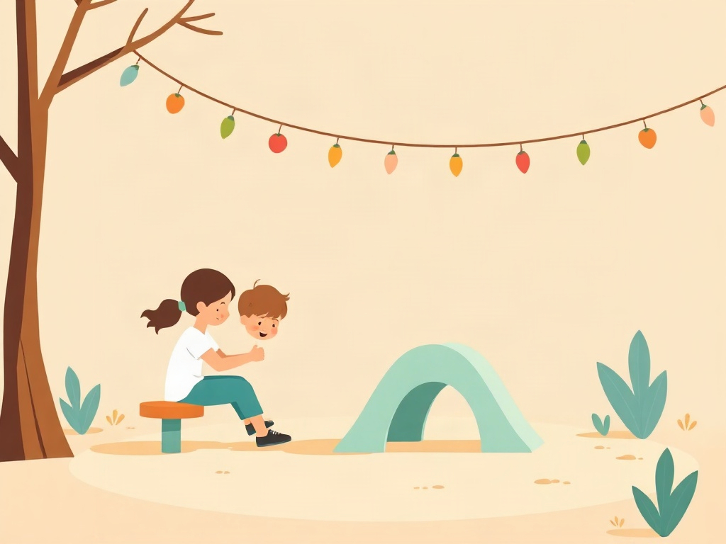 Elinde tavşan oyuncağıyla gülümseyen bir çocuk